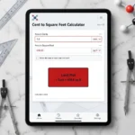 Cent to Square Feet Calculator